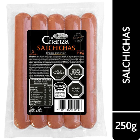 salchichas la crianza 5 un
